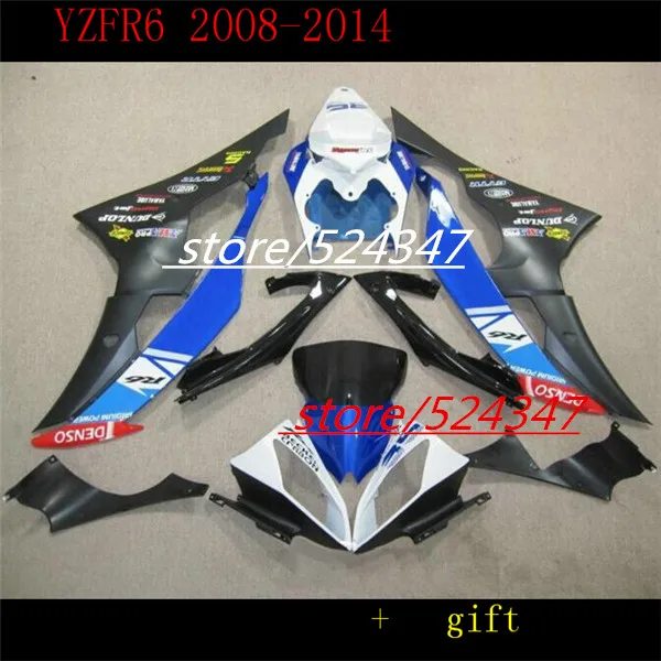 

Hey-Blue Fairing kit for YZFR6 08 10 14 YZF R6 2008 2012 2014 YZF600 Fairings Motorcycle Accessories & Parts for Yamaha