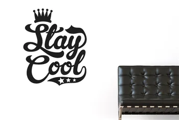 

Stay Cool Wall Stickers Decals Art Life Quotes Decor Vinyl
