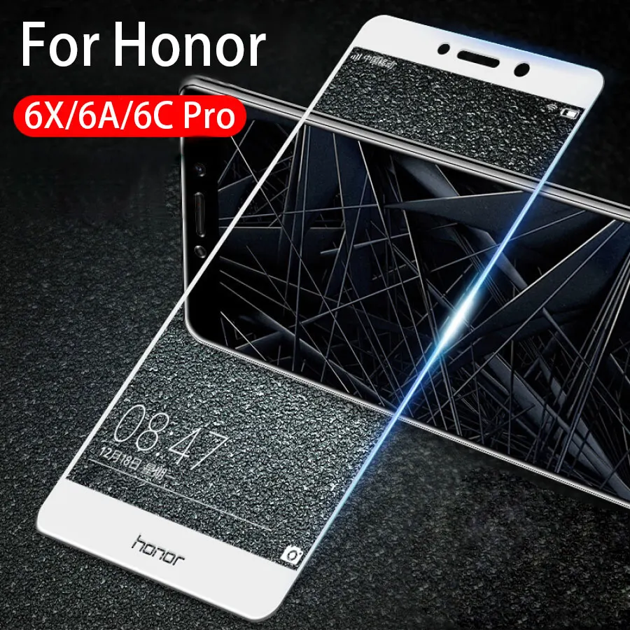 Экран протектор чехол для Huawei Honor 6x закаленное Стекло 6C Pro 6A 6 х C CPro 6a 6c Защитная