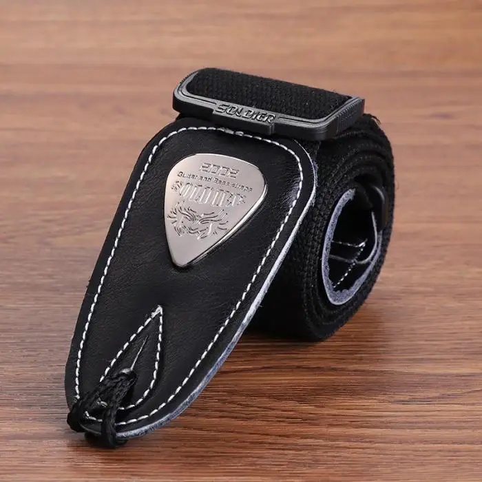 Newly Acoustic Electric Butt Guitar Bass Guitar Strap Cotton Shoulder Belts Guitars Accessories BFE88