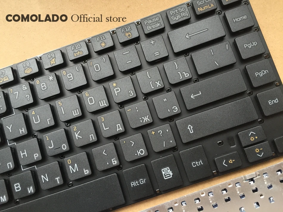 New Ru Russia Keyboard For LG Xnote P420 Black Without Farme Model-QLC Laptop keyboard -3