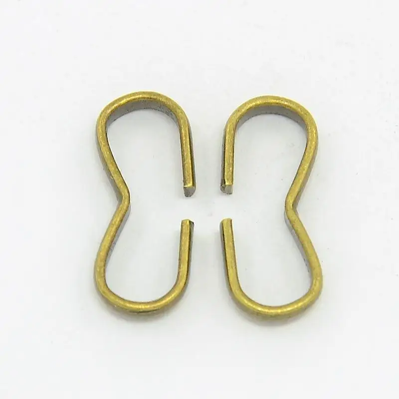 Iron Clasps Chain Findings for Chains Jewelry Making Iron 3/8 Shape Links Connector Clasps