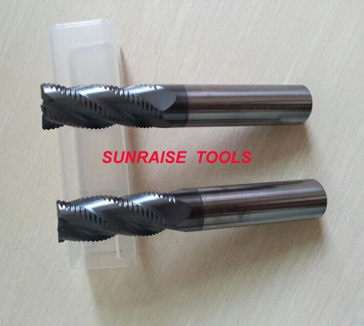 

D16x16x45x100mm Carbide Square Roughing End Mill 4 flutes HRC55 CNC TOOLS With coating shipping free 15pcs