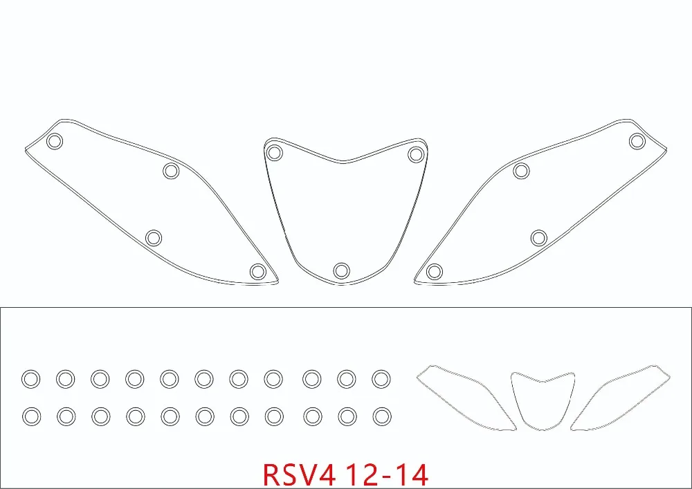 Для Aprilia RSV4 RSV 4 2012 2013 мотоциклетные запчасти Защитная крышка для объектива экрана