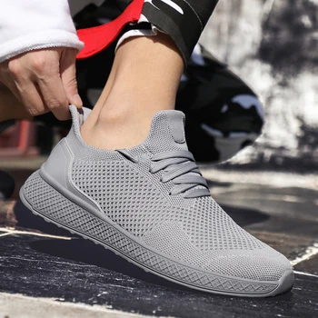 

UPUPER Breathable Mesh Casual Shoes For Men Sneakers Spring Summer Lightweight Flat Shoes Male Trainers Zapatillas Hombre