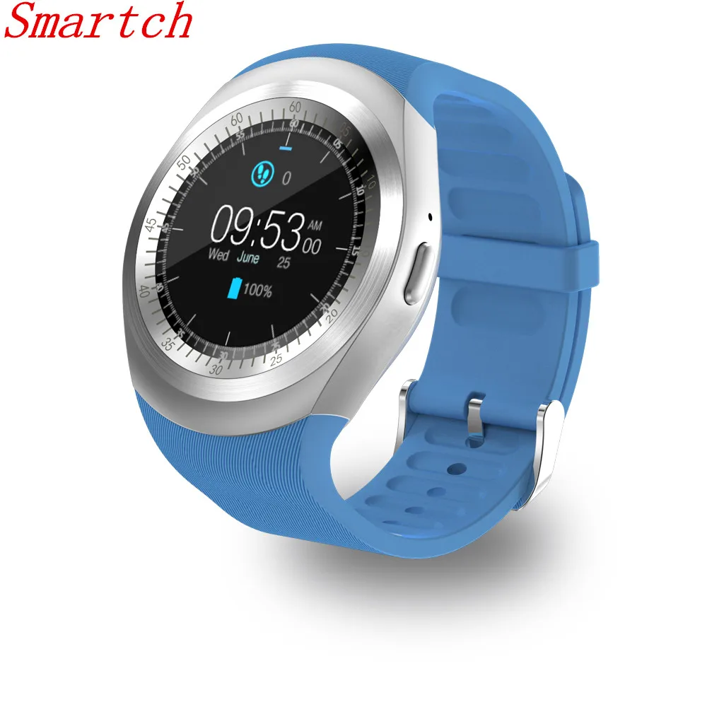 Smartch Y1 Bluetooth Смарт часы Носимых устройств спортивные наручные умные PK GT08 GV18 DZ09 для