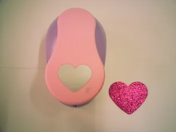 

free shipping 3 inch (about 7.4cm) heart design of eva punch paper punches scrapbooking punchers paper crafting punch