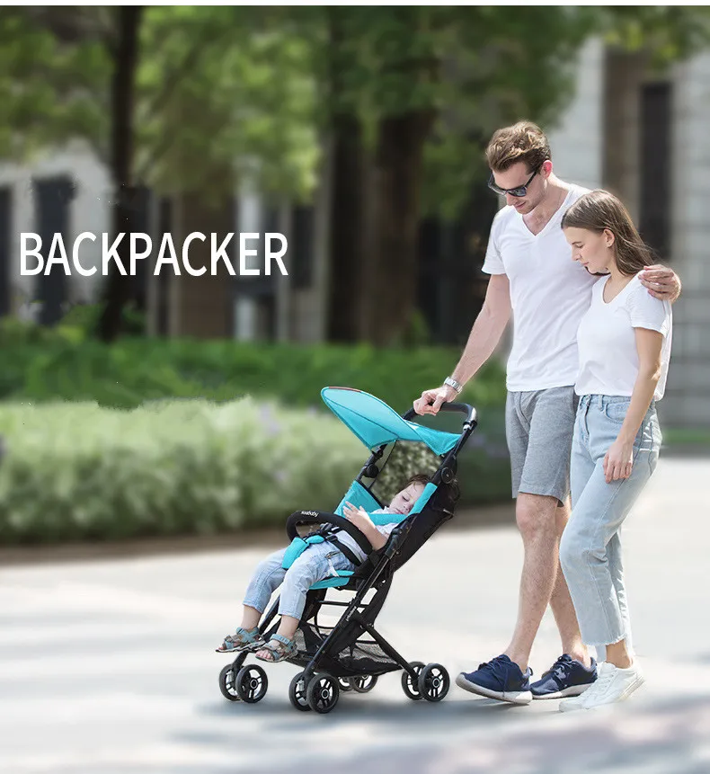 Stroller com Saco Liga de Alumínio Carrinho de Bebê kg de Peso 4.8 Leve Bolso Carrinho Pode Levar no Avião Viagem Portátil 2 pode sentar & meia mentira carrinho de bebê