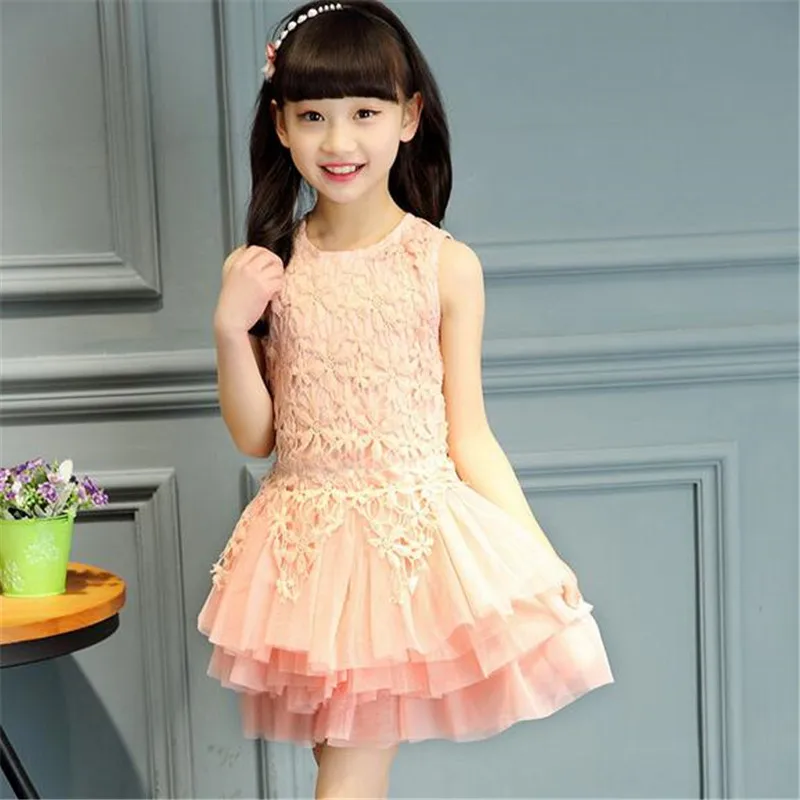 WEONEWORLD/бальное платье для маленьких девочек; коллекция года; летнее кружевное платье для малышей; платья принцессы на День рождения; одежда для детей