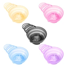 1 шт. 350 мл пластик DIY Цветная краска для волос чаша Инструменты для укладки с ручкой