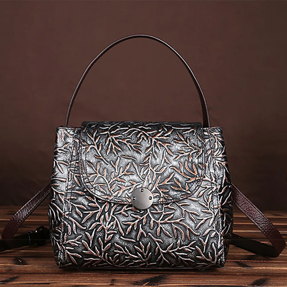 Новая женская сумка-тоут из натуральной кожи с тиснением, известный бренд, женская сумка для путешествий, Повседневная маленькая сумка-мессенджер через плечо