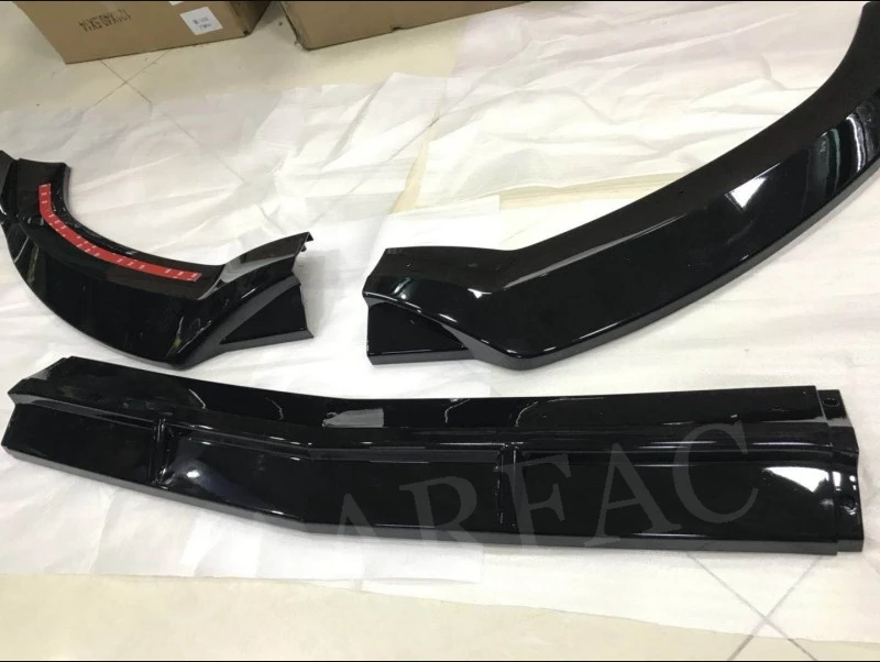 C класс ABS передний бампер спойлер для Mercedes Benz W205 C43 AMG C200 C300 только спортивный не
