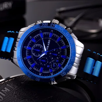 

Top Brand Men Army Military Watches Men's Quartz 3D Dial Clock Man Silicone Strap Fashion Waterproof Sports Wrist Watch relogio