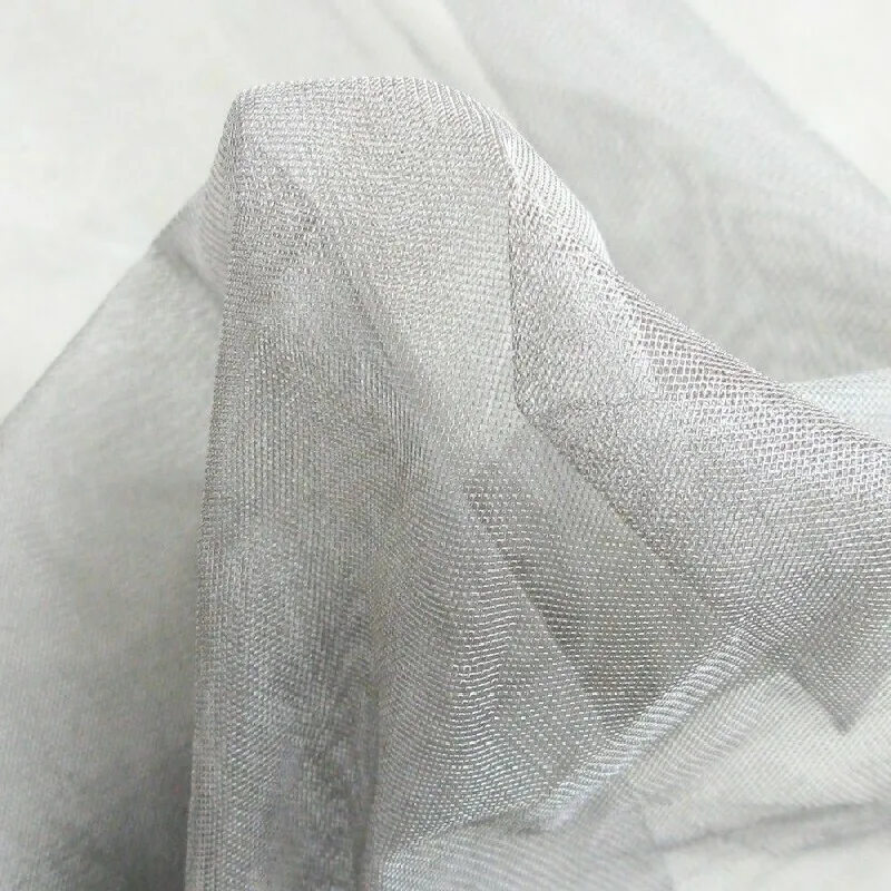 

100% SHIELDING FABRIC SILVER COATED NYLON MESH silver 32#