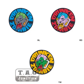 

Tactical Drunken Zombie Patches Military Armband Badge for BDU Cloth Backpack Cap Military Accessories