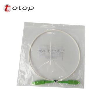 

10Pcs / lot G657B3 SC APC 1M fiber optic patch cord Singlemode Simplex 3.0mm White Fiber jumper LSZH