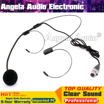 

Mini XLR 4 Pin TA4F Wired Microfone Microfono Mike Headworn Mic Headset Condenser Microphone For SHURE Karaoke Wireless System
