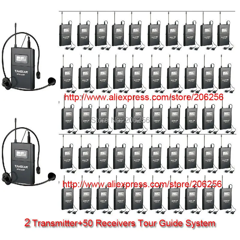 Туристический гид обучающая WTG-500 Takstar/WTG 500 UHF Беспроводная аудиосистема для