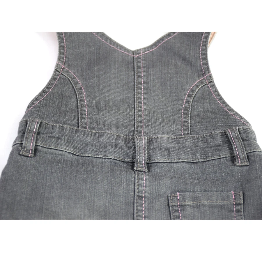 7 Baby Girls Jeans Dresses Denim Jumpsuits Suspender Mini Sundresses Newborn Baby Overalls Bebe Straps A-line Children Clothing