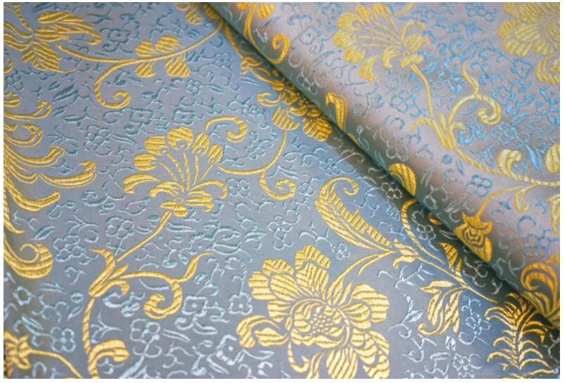 75x100cm High-grade silk brocade silk fabric qipao sofa cloth art brocade silk fabric