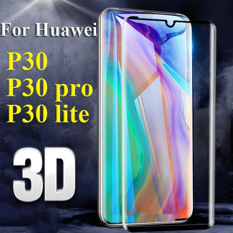 3D Защитное стекло для huawei p30 pro lite закаленное стекло p30pro p30lite Huavei Huawey p 30 30pro 30lite защитная пленка на светильник 9H