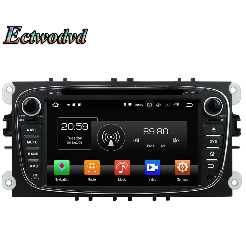 Ectwodvd автомобильный DVD gps для Ford Mondeo (2007 2008 2009 2010) Tourneo Connect Transit подключения (2010) S-max