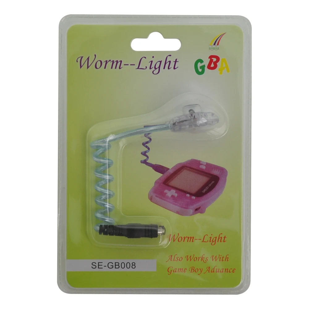 

50pcs a lot Worm-Light LED Lamps for GBA /GBP /GBC Game Console with packe