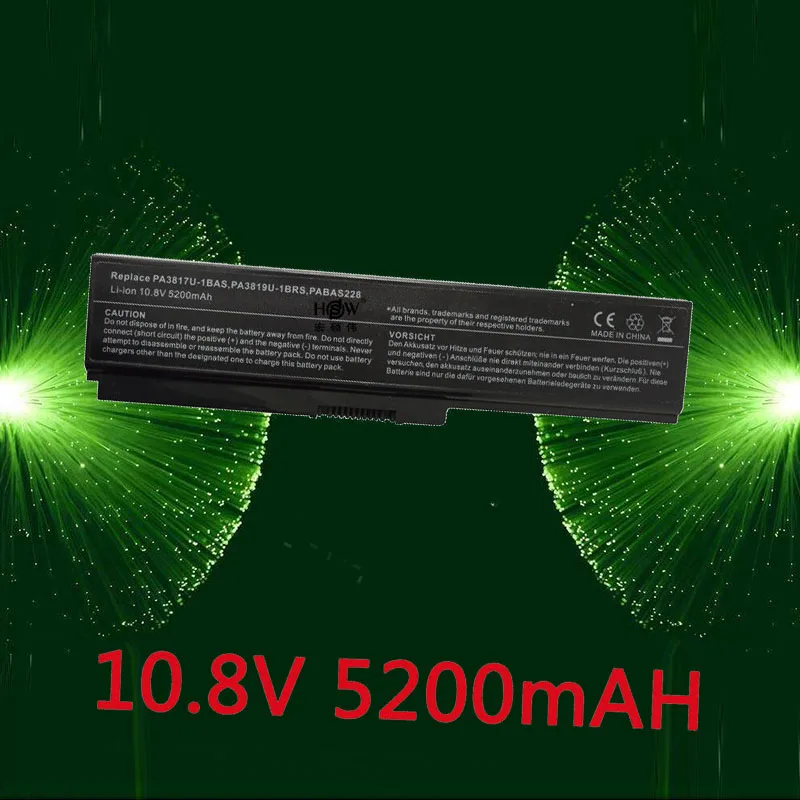

HSW New laptop battery forTOSHIBA PA3817U-1BAS PA3817U-1BRS Satellite L700 L730 L735 L770 L740 L745 L750 L755 L775 bateria akku