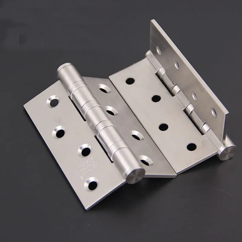 304 stainless steel Flat open door hinge Mute bearing hinges 4pcsin Door Hinges from Home