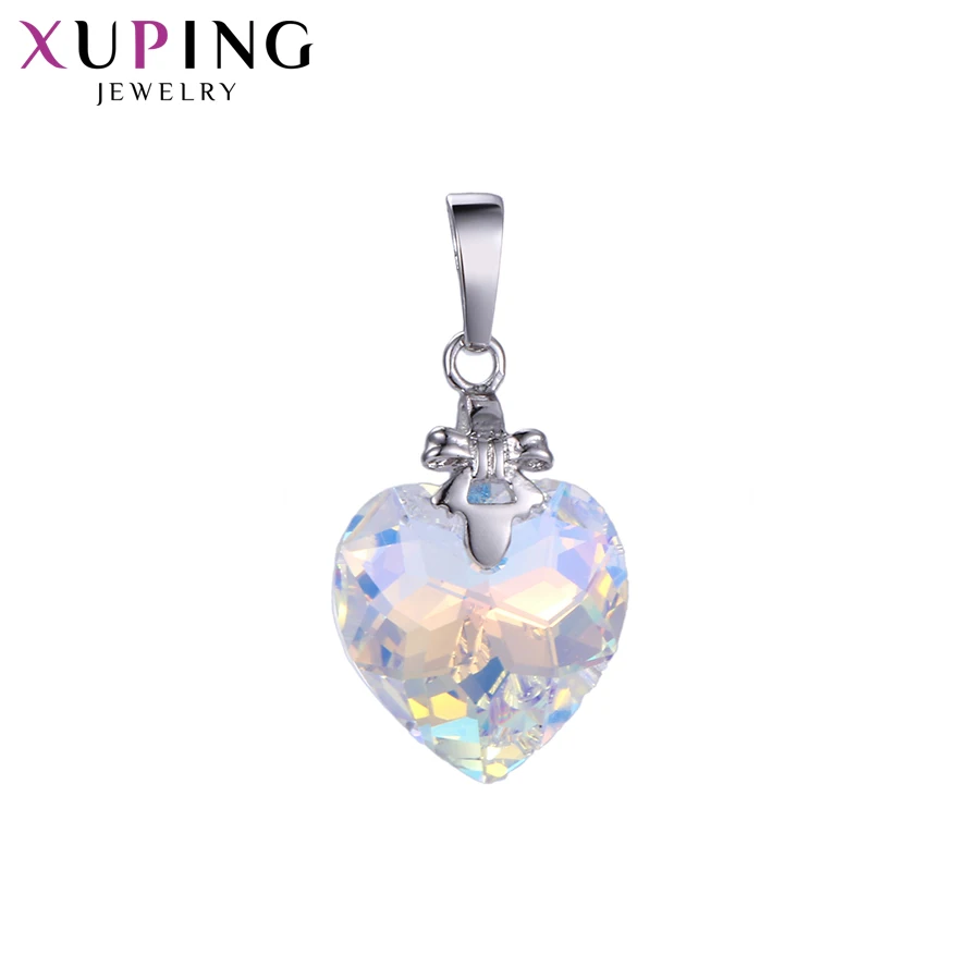 Xuping ювелирное изделие кулон ожерелья в форме сердца кристаллы от Swarovski