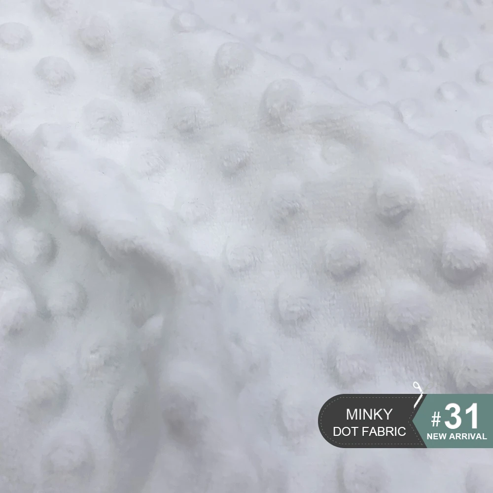 5 шт./лот скидка полиэстер Minky ткань высокого качества плюшевые Minky Dot одеяла из ткани для детей экологически чистые