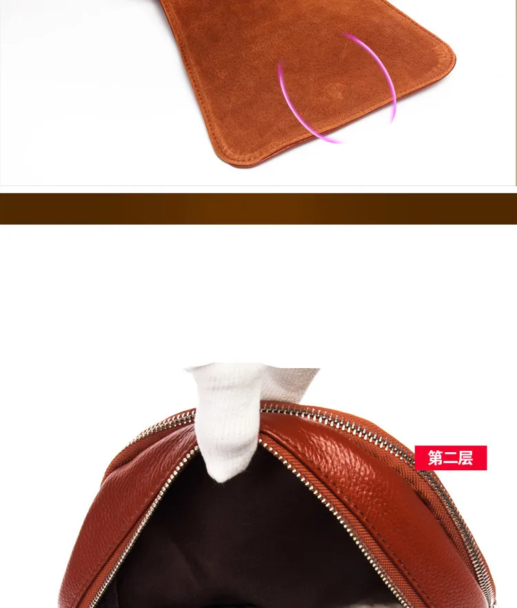 genuine leather women backpack  (17)