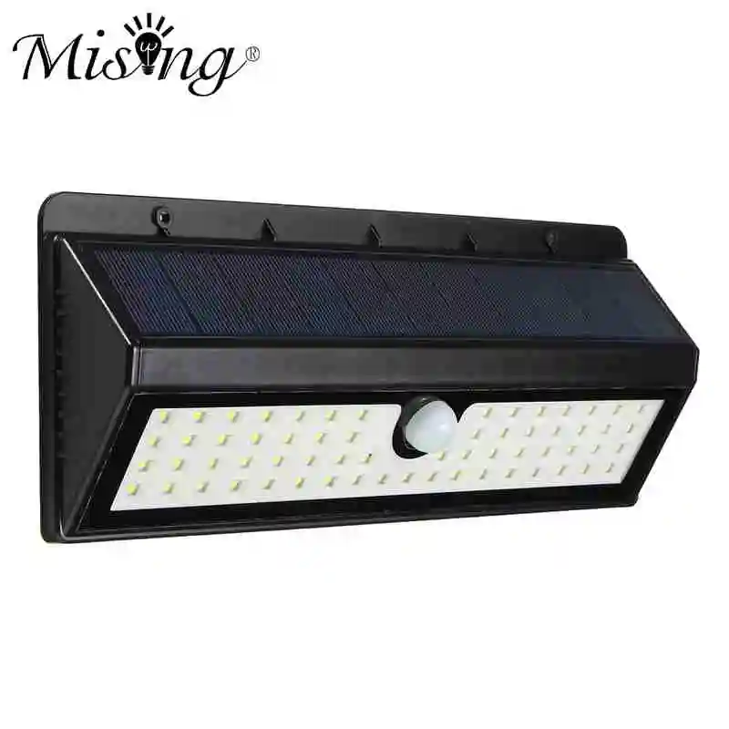 

900LM 62 LED Solar Light PIR Motion Sensor Solar Power Outdoor LED Garden Light Waterproof Security Pathway Emergency Wall Lamp