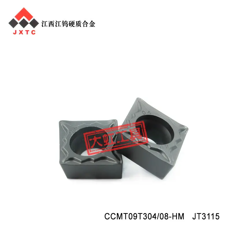Carbide Turning Tips,Tungsten Carbide Inserts for SCLCR/SCKCR Steel Process 10pcs CCMT09T308 HM
