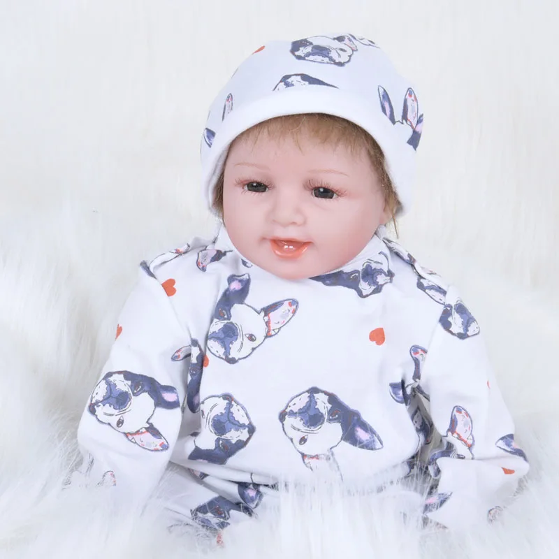 LEOOFU 55 см 22 дюймов reborn baby doll тела мягкие силиконовые младенцы реалистичные