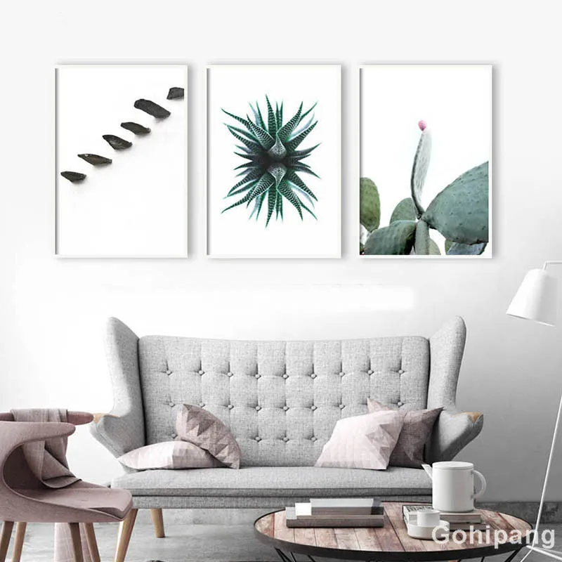 Modern Canvas Painting Large Cacti Wall Art Southwestern Print Desert Cactus Photo Nordic Style Living Room Home Decor