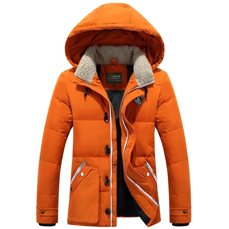 Menswear Winter New Fashion Hooded Down Coat Men T...