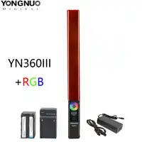YONGNUO YN360 III YN360III Handheld LED Video Light Touch Aanpassen Bi-colo 3200k tot 5500k RGB Kleur temperatuur met Afstandsbediening