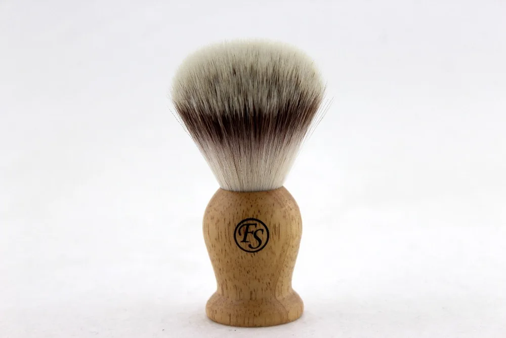

FS-3 options, Faux Silvertip Synthetic Fiber Shaving Brush,Natural Wood Handle, Knot 20mm+FREE STAND+FREE SHIPPING