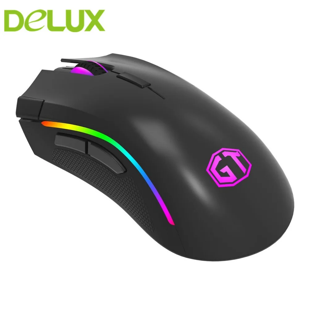 Delux M625 Gaming Mouse USB Wired Mouse 7 Buttons 12000DPI 12000FPS Optical USB Wired Desktop Mice