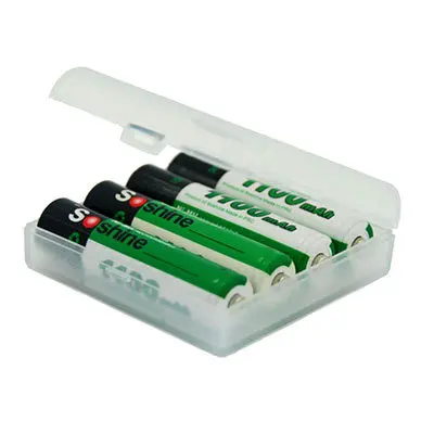

10 pcs / lot Soshine 4*AAA Battery Holder Case aaa Battery Storage Box Case