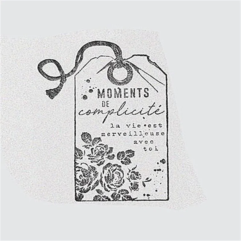 

flowers Exquisite transparent silicone rubber stamps/handmade Christmas album for children decorative production