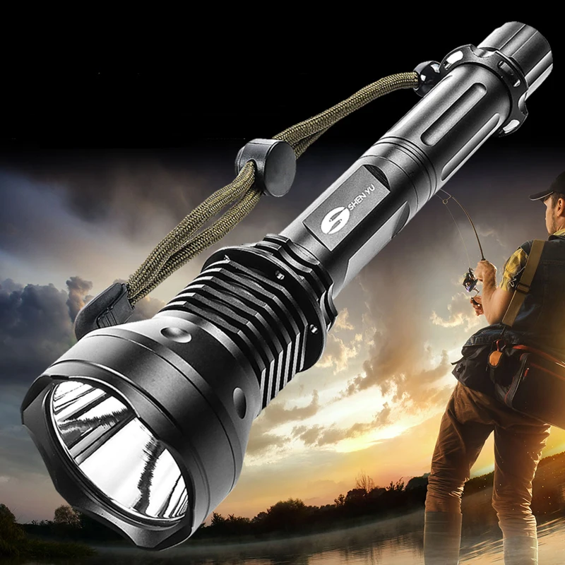 SHENYU Ultra Bright LED Flashlight Detachable Rechargeable Length Adjustable Flashlight for Camping, Hunting, Fishing & Hiking SHENYU Ultra Bright LED Flashlight Detachable Rechargeable Length Adjustable Flashlight for Camping, Hunting, Fishing & Hiking