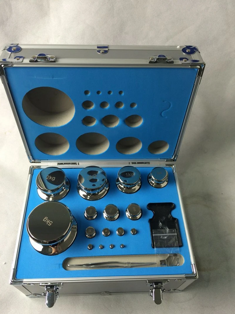 F1 Grade 28 pcs 1mg 5kg 304 Stainless Steel Digital Scale Calibration