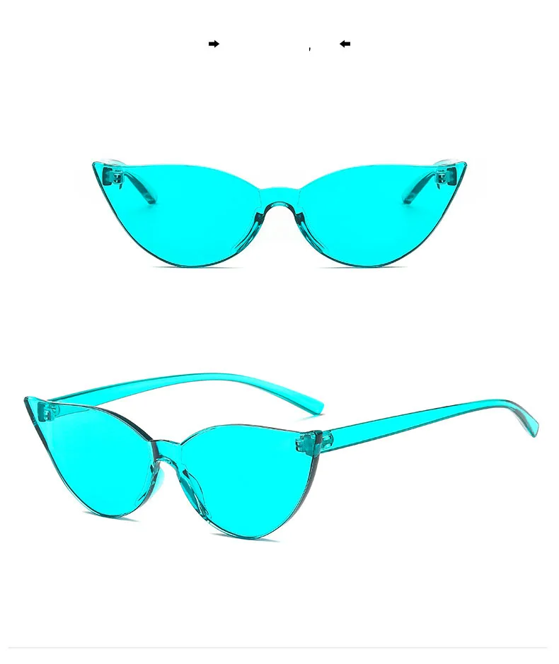 Кошачий глаз Соединенные красочные конфеты солнцезащитные очки высокого качества брендовые дизайнерские Винтажные Солнцезащитные очки женские очки UV400 Солнцезащитные очки ZB-31