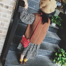 Новые модные мини-сумки через плечо для монет, милые замшевые кошельки принцессы для девочек из искусственной кожи с небольшой застежкой, кошелек, сумка для милых детей