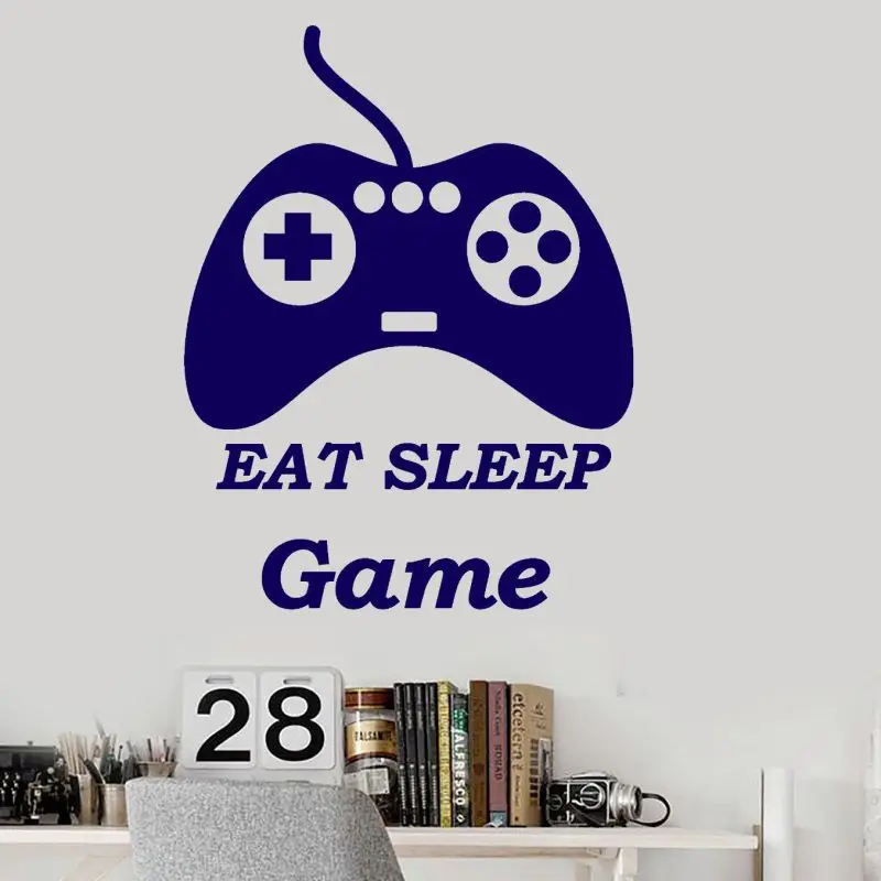 DETAL Gamer Decal Gaming Posters Gamer vinilo Wall Decals Parede Decor Mural etiqueta engomada del juego de video  G-1158