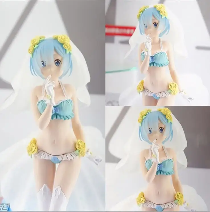 

Wedding Dress Rem Re: Life In A Different World From Zero Ver. Action Figure PVC Collectible Model Toy 22cm