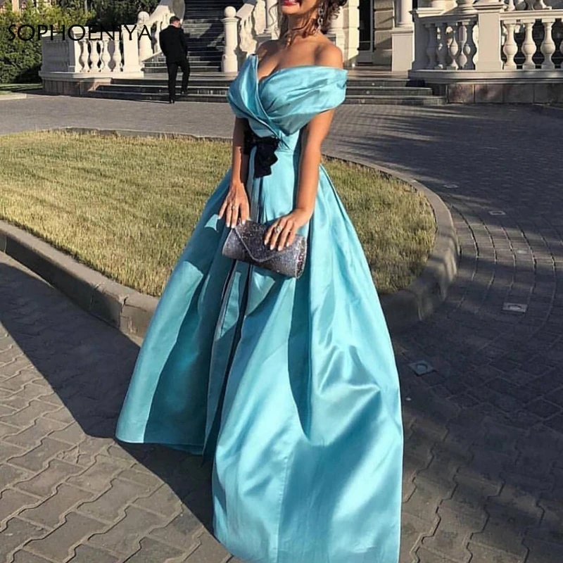 New Arrival Taffeta V Neck Formal dress Party 2021 Vestidos de noche Long evening dresses Plus size suknia wieczorowa | Свадьбы и