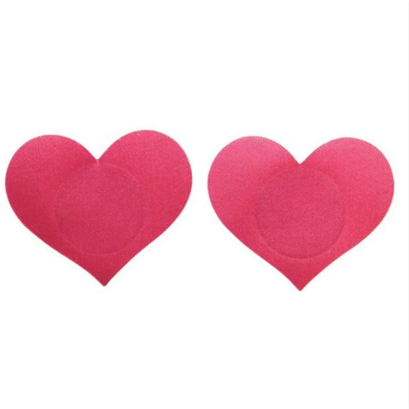 

1Pair Heart Shape Nipple Covers Breast Petals Adhesive Breasts Petals And Sticker Adult Games